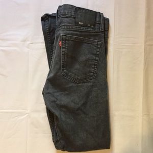 Levi Dark Denim Skinny Jeans
